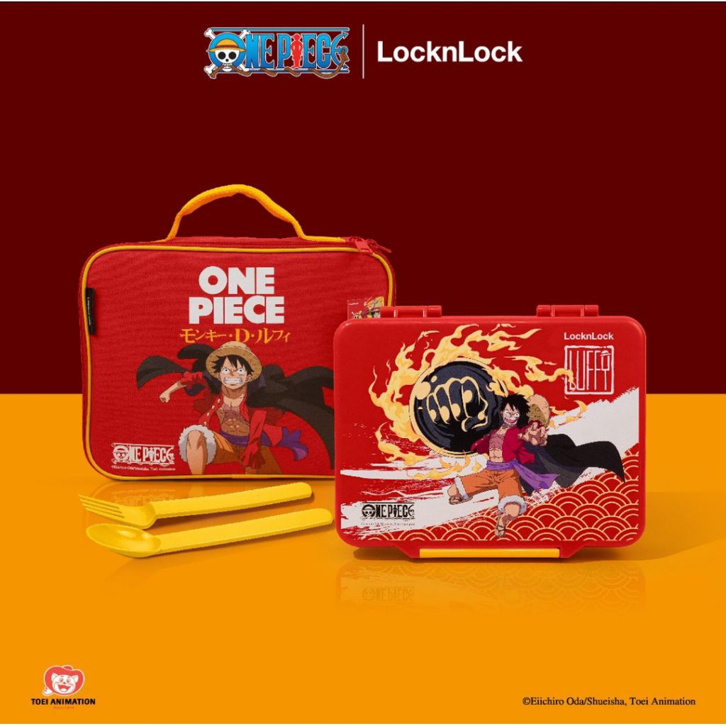 Locknlock Lunch Box Set One Piece Edition - Monkey D.Luffy