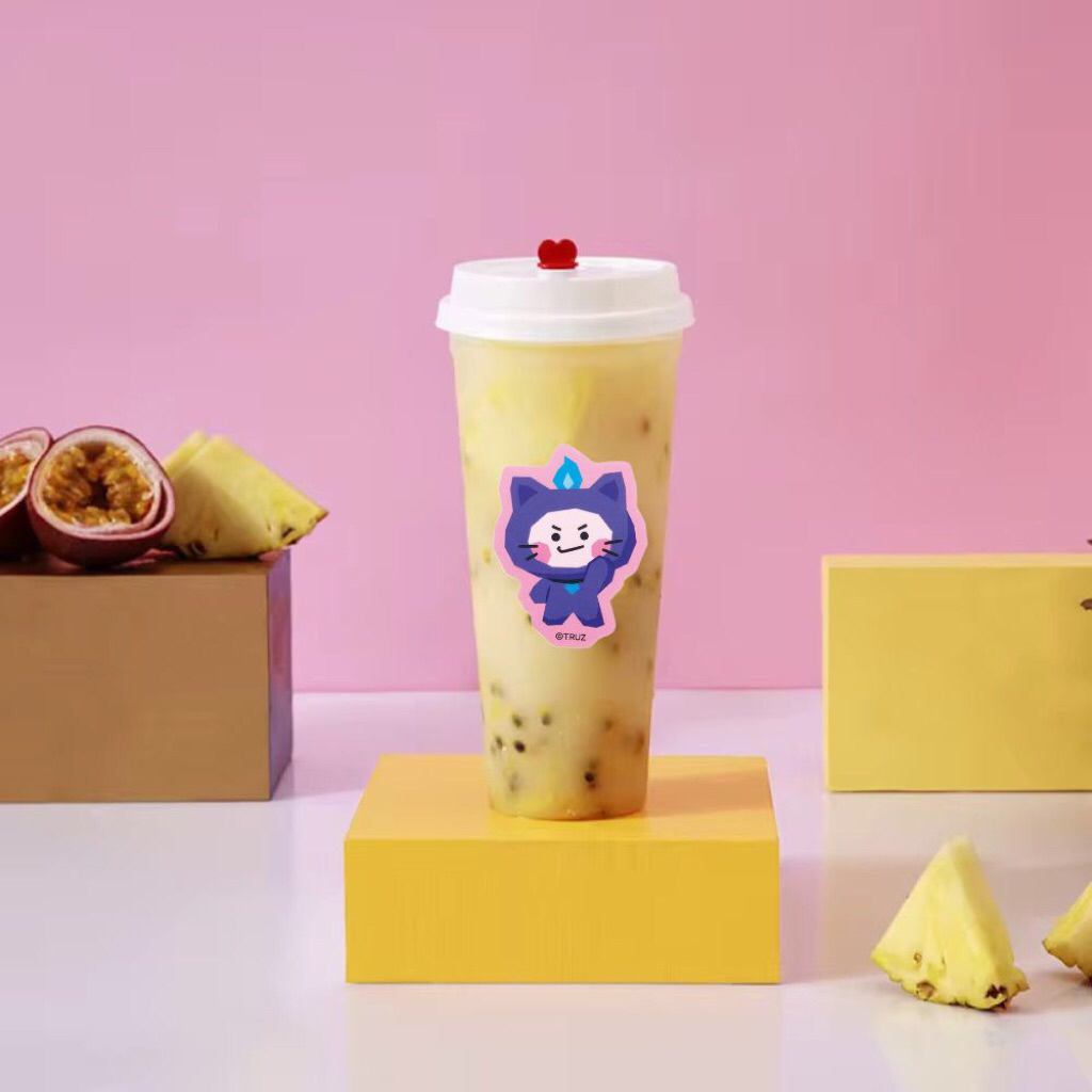 TRUZ Treasure Merch ฉีดถ้วยแบบใช้ซ้ําได้ - ฟรีโฟโต้การ์ด