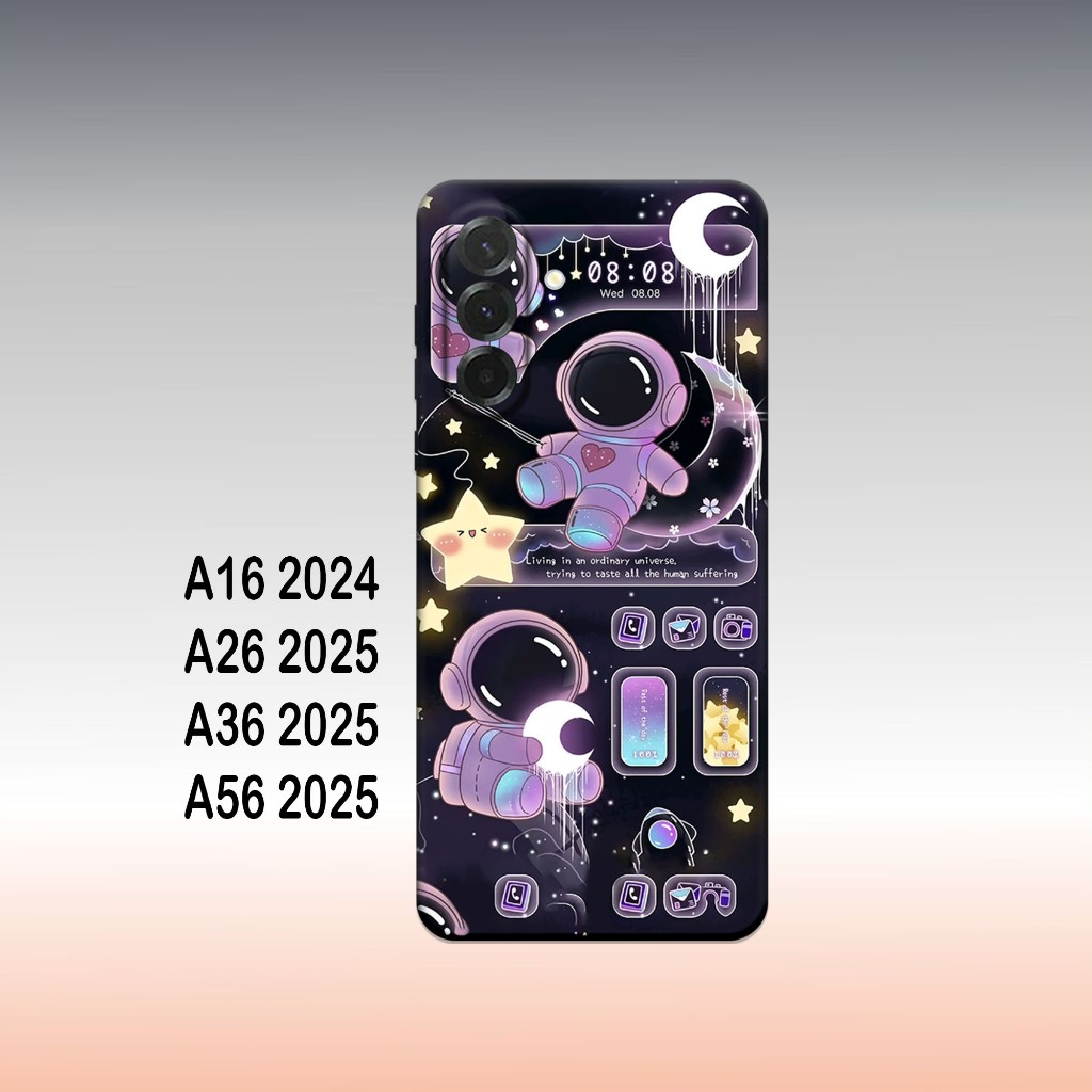 Softcase samsung A16 / A26 / A36 / A56 / A76 _เคสโทรศัพท์ซิลิโคนยืดหยุ่นสีดํา