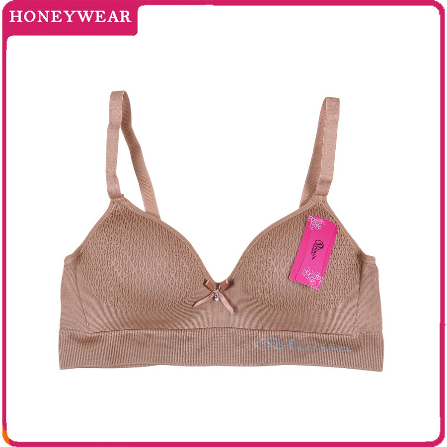 HW - เสื้อชั้นในผู้หญิง Push Up BH C828 ชุดชั้นใน Polini ไม่มีลวดคุณภาพดีที่สุด C828