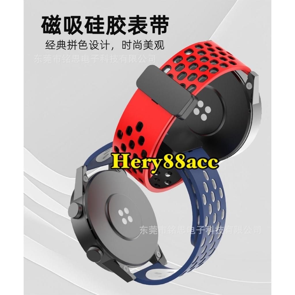 Strap Sport Strap Magnetic Buckle Smarwatch Garmin Venu 3 45mm/Venu 4 45mm Rubber Silicone