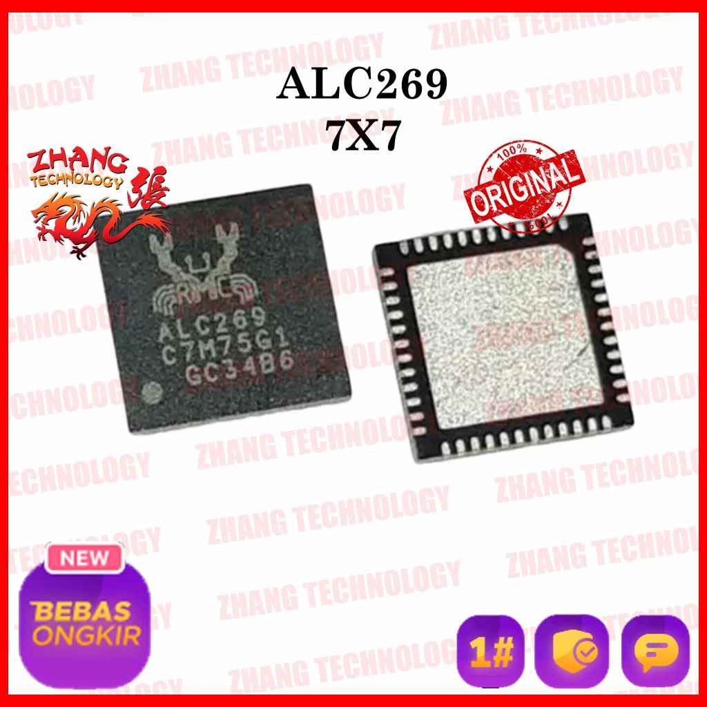 IC SOUND ALC269 LARGE 7X7 7X7mm ALC 269 LARGE REALTEK