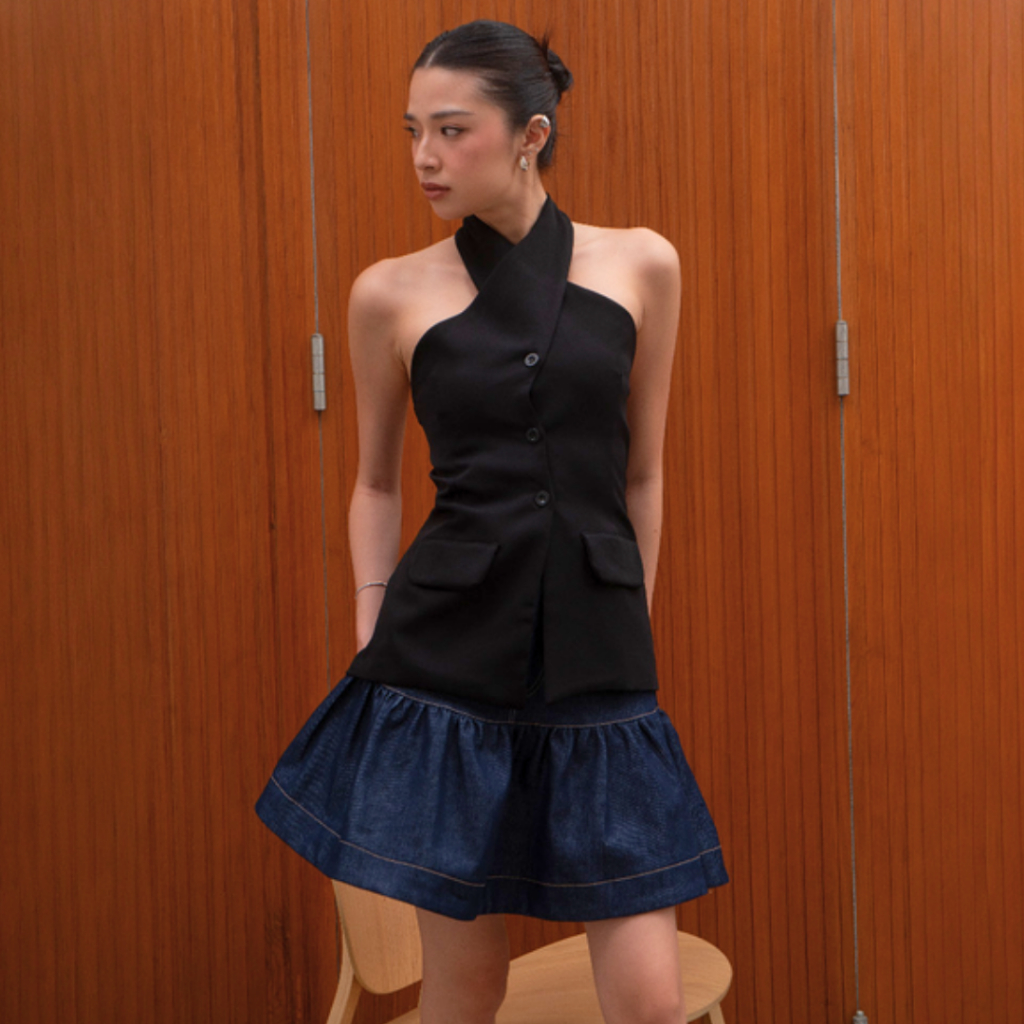 CLASSY Ruby Halter Neck Blazer 5680 / คล้องคอเกาหลี | เสื้อคล้องคอผู้หญิงอินเทรนด์ Viral OOTD