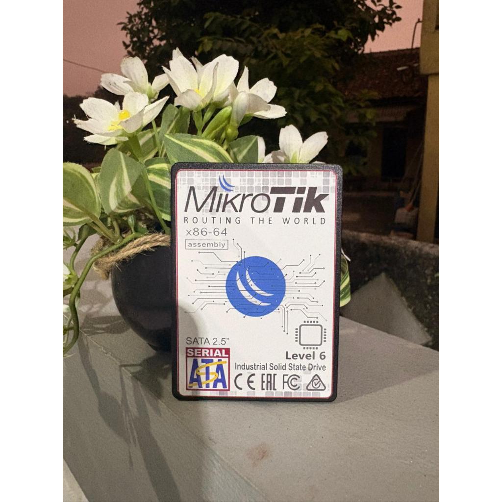 SSD MIKROTATIK Level6 x86_64bit Free Downgrade/Upgrade 16 GB