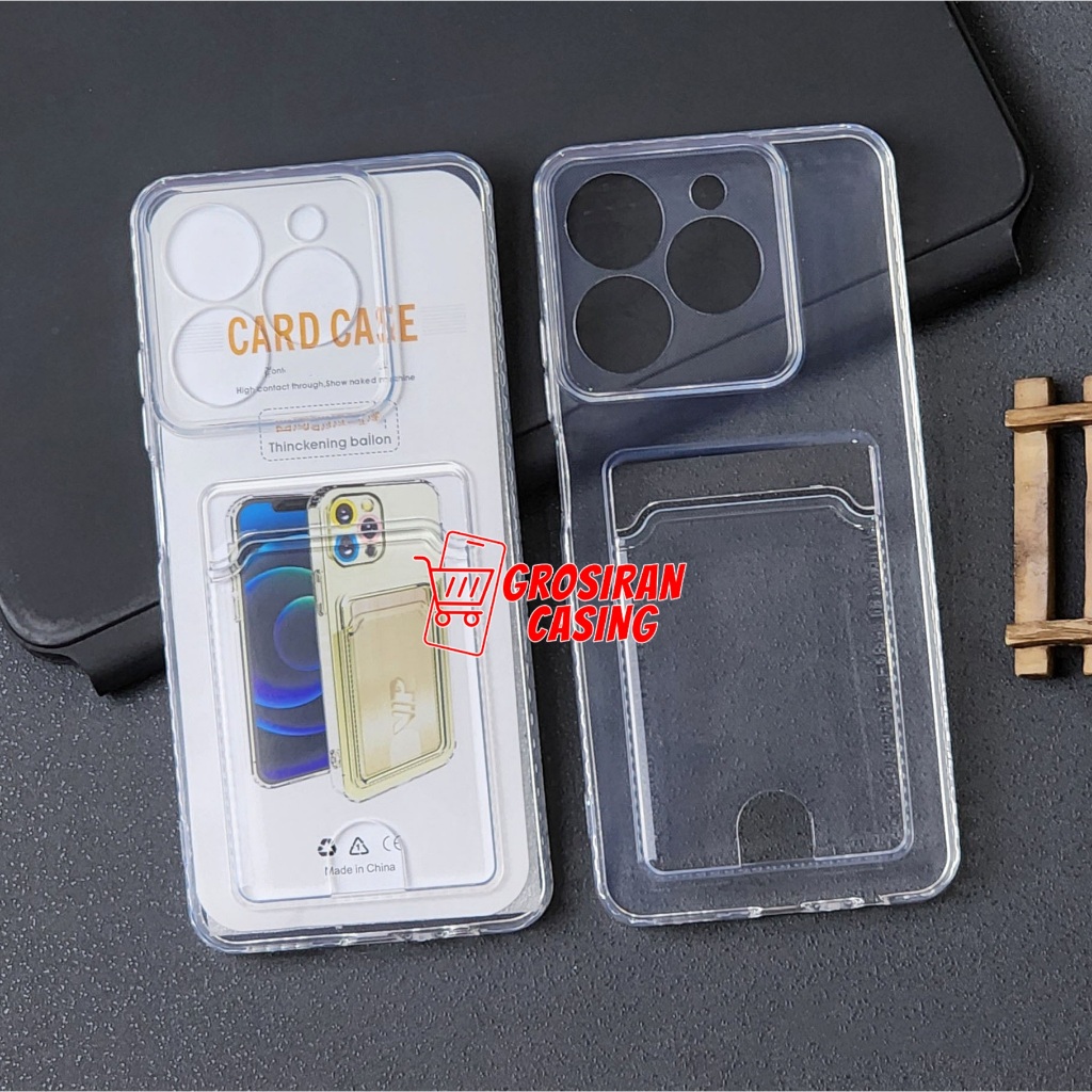 Soft Case Card Slot / Clear Card Case Realme C61 Realme C63 Realme C65 Realme C67 Realme C75 Realme 