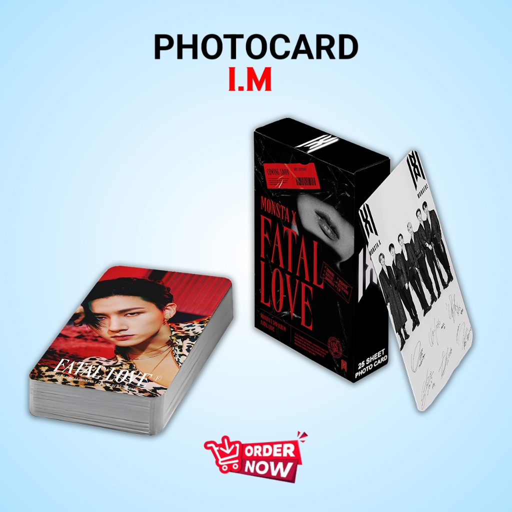 KPOP MONSTA X PREMIUM PHOTOCARD SET 1 PACK LIMITED EDITION