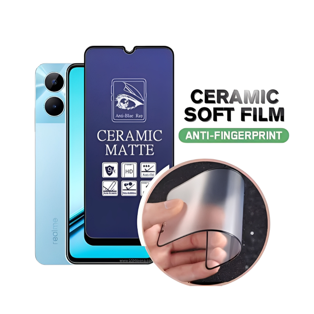 ANTI SCRATCH CERAMIC BLUE REALME U1 /XT /X2 /X2 PRO /NARZO 10A /NARZO 20 /20A /20 PRO /NARZO 30 /30 