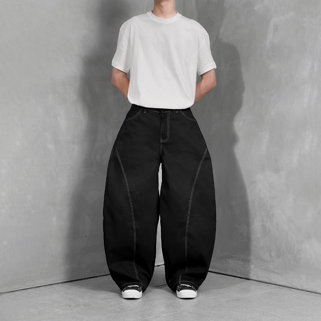 BARREL PANTS / กางเกงขายาวผู้ชาย BARREL