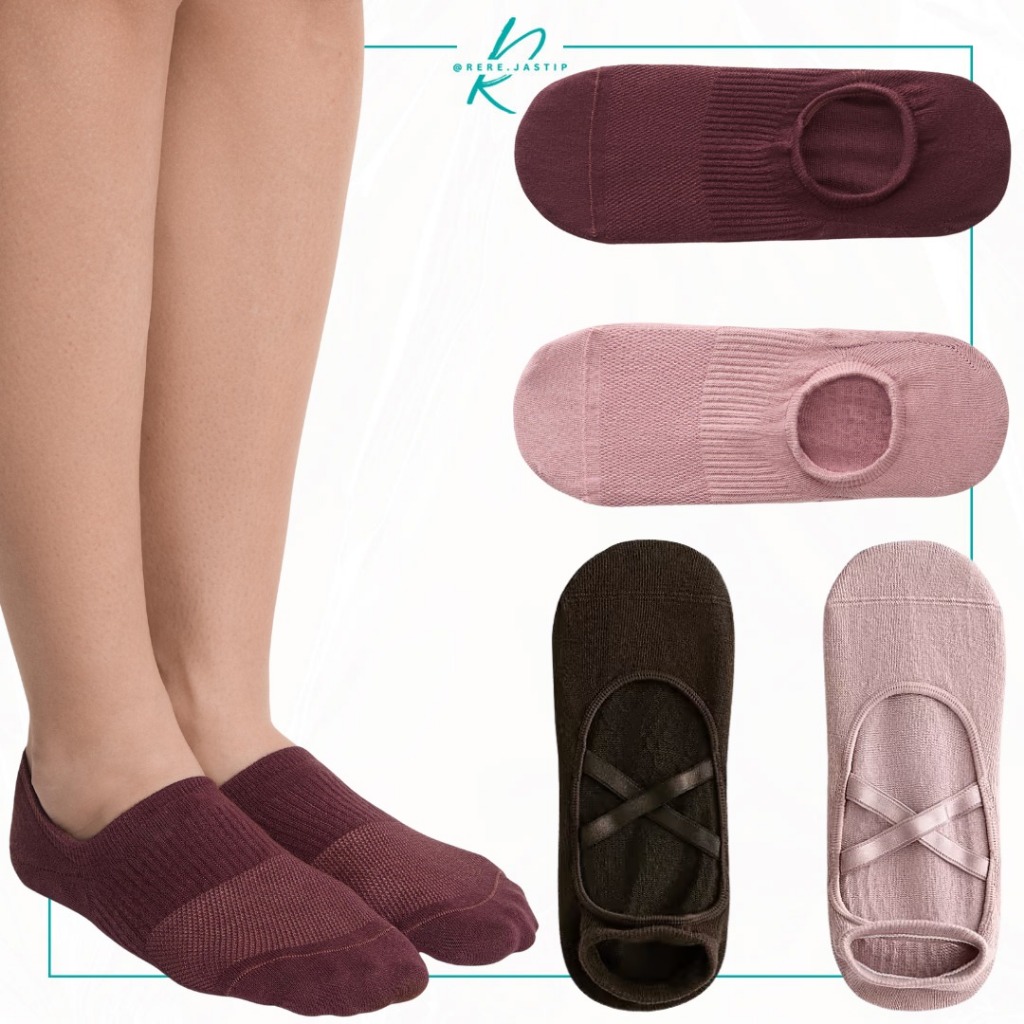 [ORIGINAL NEW] OYSHO ถุงเท้าพิลาทิส 2 ชุด 2 สี |