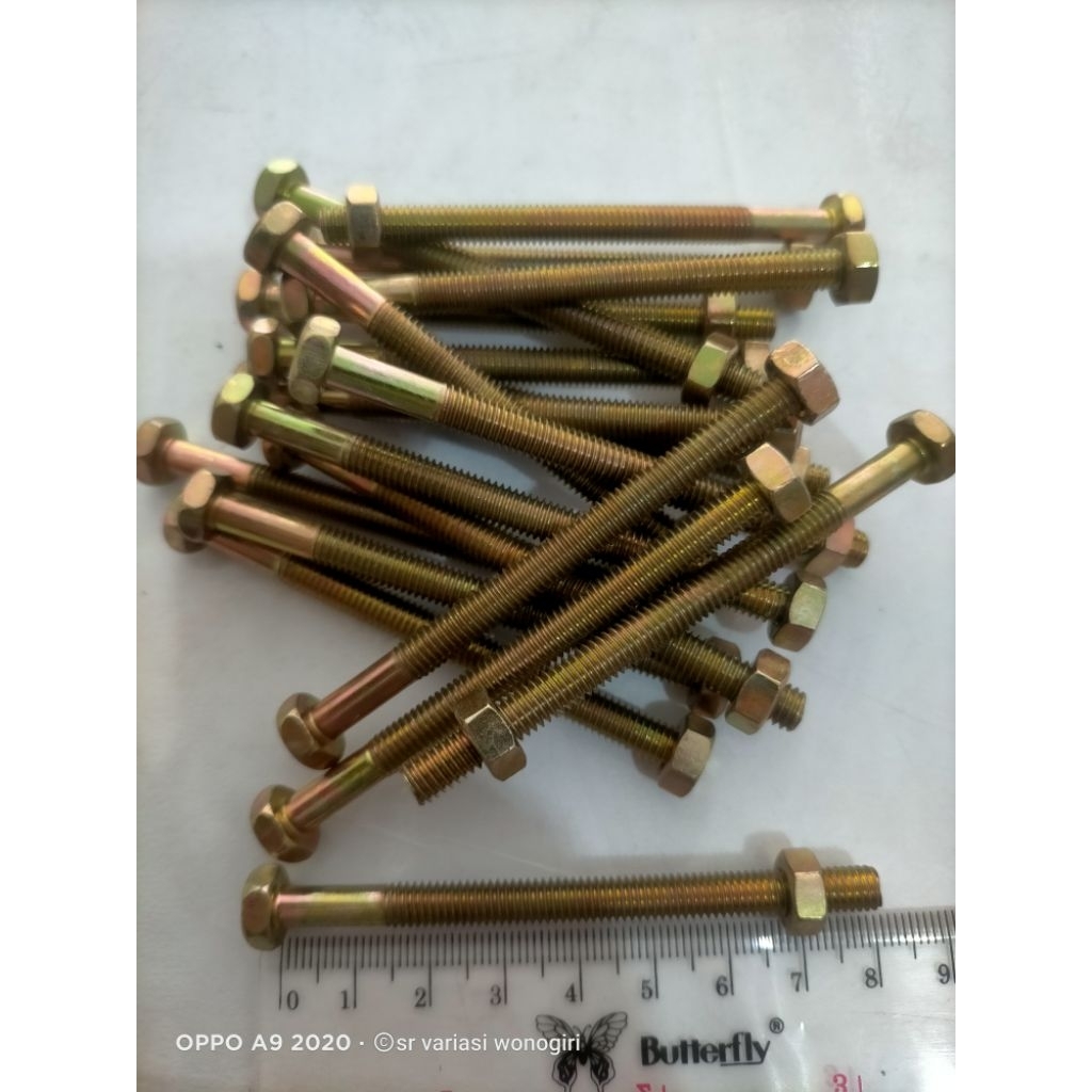 น็อตกุญแจ 10 M6x80mm