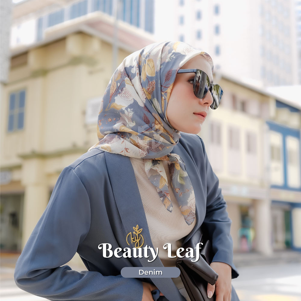 Koyu Square Hijab Viney Japan Beauty Leaf (ซีรีส์เสมหะ)
