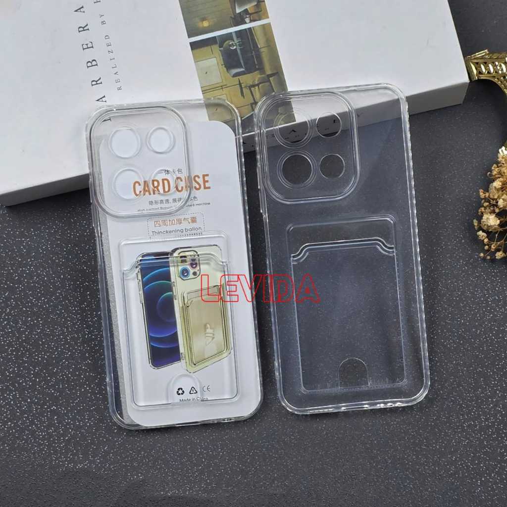 Redmi 15C Card Case Clear / Clear Card Slot Case Redmi 15C