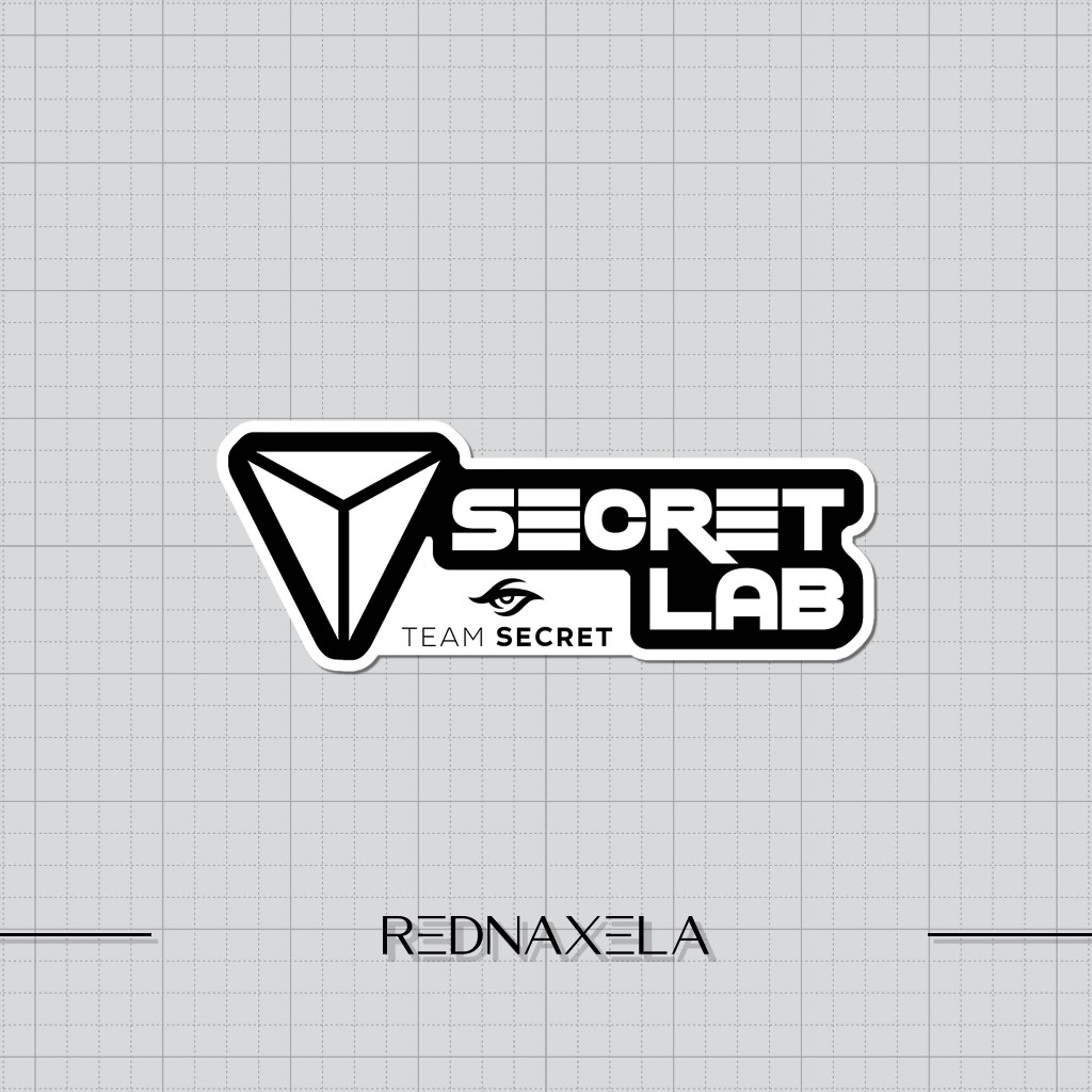 Secret Lab X Team Secret Logo สติ๊กเกอร์ไวนิล สติ๊กเกอร์แล็ปท็อป สติ๊กเกอร์กระเป๋าเดินทาง กันน้ําคุณ