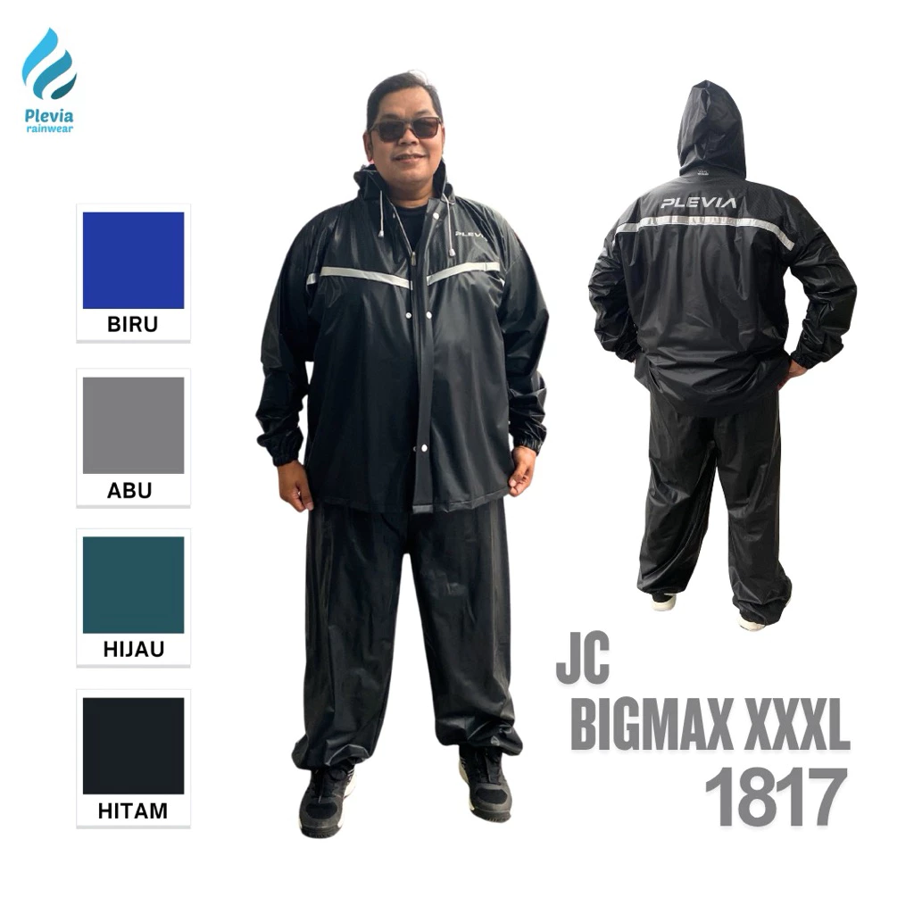 PLEVIA Bigmaxx XXXL เสื้อกันฝนผู้ใหญ่ รุ่น 1817 เสื้อและกางเกง thumbnail 4