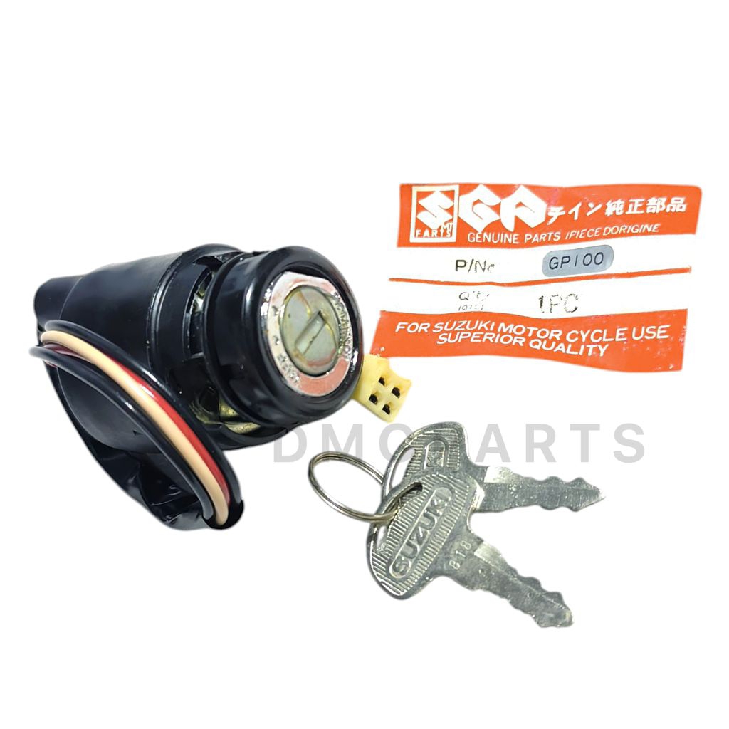 SWITCH / MAIN SWITCH / CONTACT KEY SUZUKI GP100 TS125 GP 100 TS 125 (NOS) IRON KEY GP 100 TS 125