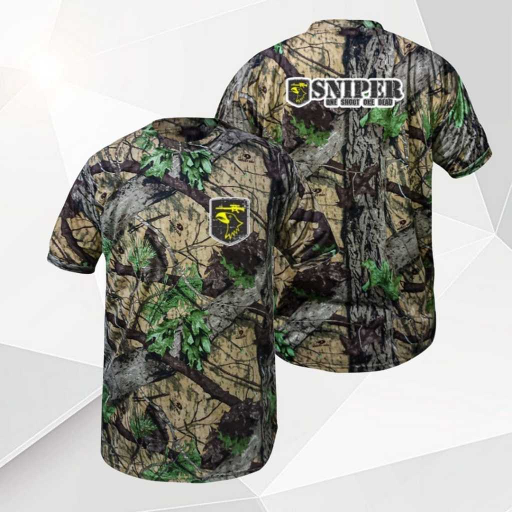 เสื้อยืด Mossy Oak Perbakin Sniper Camo - ดีไซน์เฉพาะสําหรับคนรักล่าสัตว์