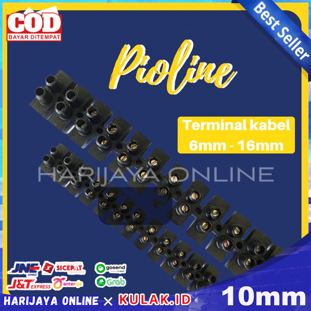 TERMINAL KRUSTIN KLUSH 10MM 30A BLOCK RUSTIN TERMINAL CABLE BLOCK PIOLINE