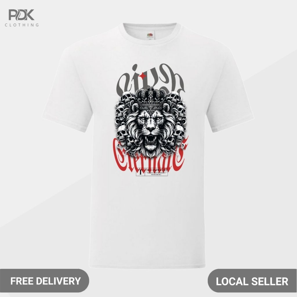 เสื้อยืดผู้ชาย Animalized เสื้อ King Lion