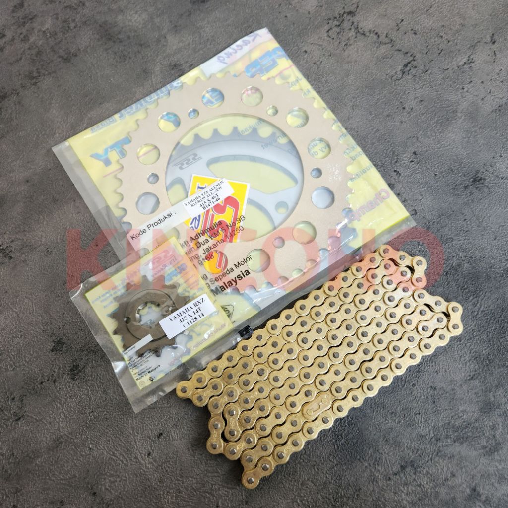ชุดเกียร์ SSS 415 R15 V3 / R15 V4 / VIXION R 155 / MT15 / XSR155 & โซ่ทองธรรมดา