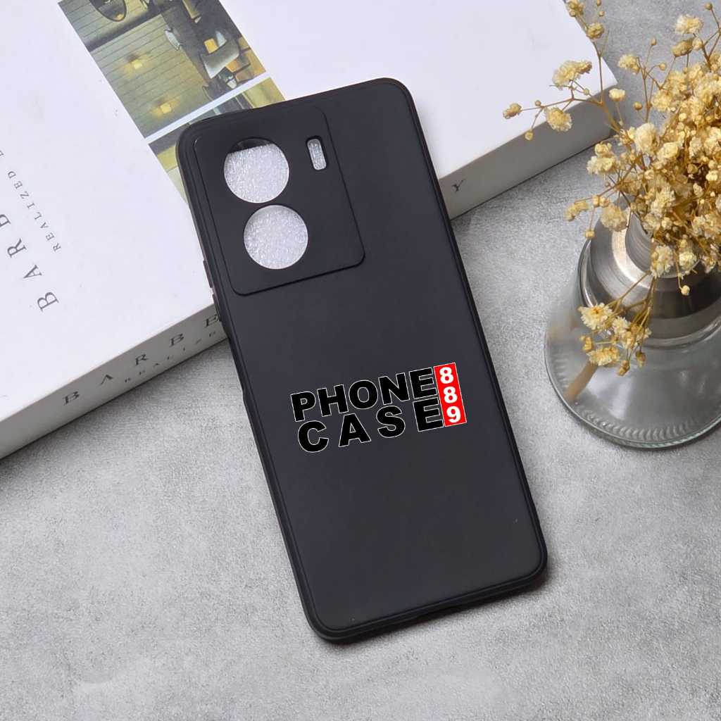 IQOO Z7 IQOO Z7X CASE MACAROON BLACK SQ CASE สีดํา IQOO Z7 IQOO Z7X
