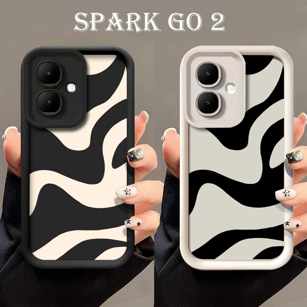 HP Tecno Spark Go 2 นูน Pro กล้อง Softcase - Tecno Spark Go 2 เคสโทรศัพท์นูน - Tecno Spark Go 2 เคสโ