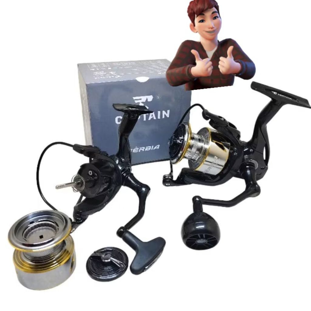 กัปตันรอก FERBIA 2000HG 3000Hg 4000 6000 x-เพลา -POWER HANDLE