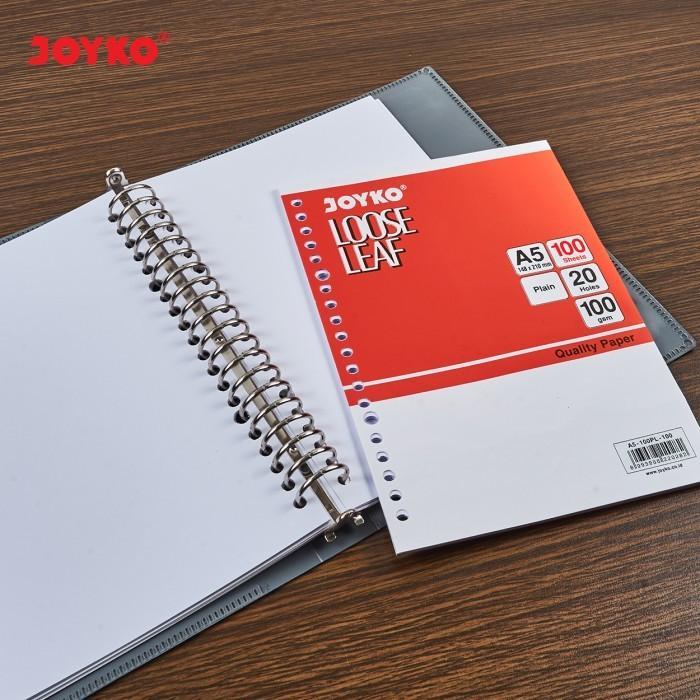 กระดาษแฟ้ม Joyko Binder ใบหลวม - A5-ธรรมดา 50Lbr / 100Lbr