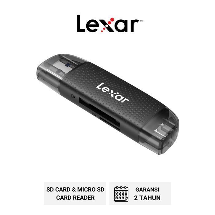 Lexar RW310 Dual Slot USB 3.2 A/C Card Reader SDcard / MicroSD