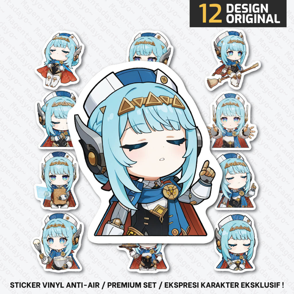 INFFA Genshin Impact Nod Krai ไวนิลสติกเกอร์กันน้ําชุดเกมอะนิเมะ