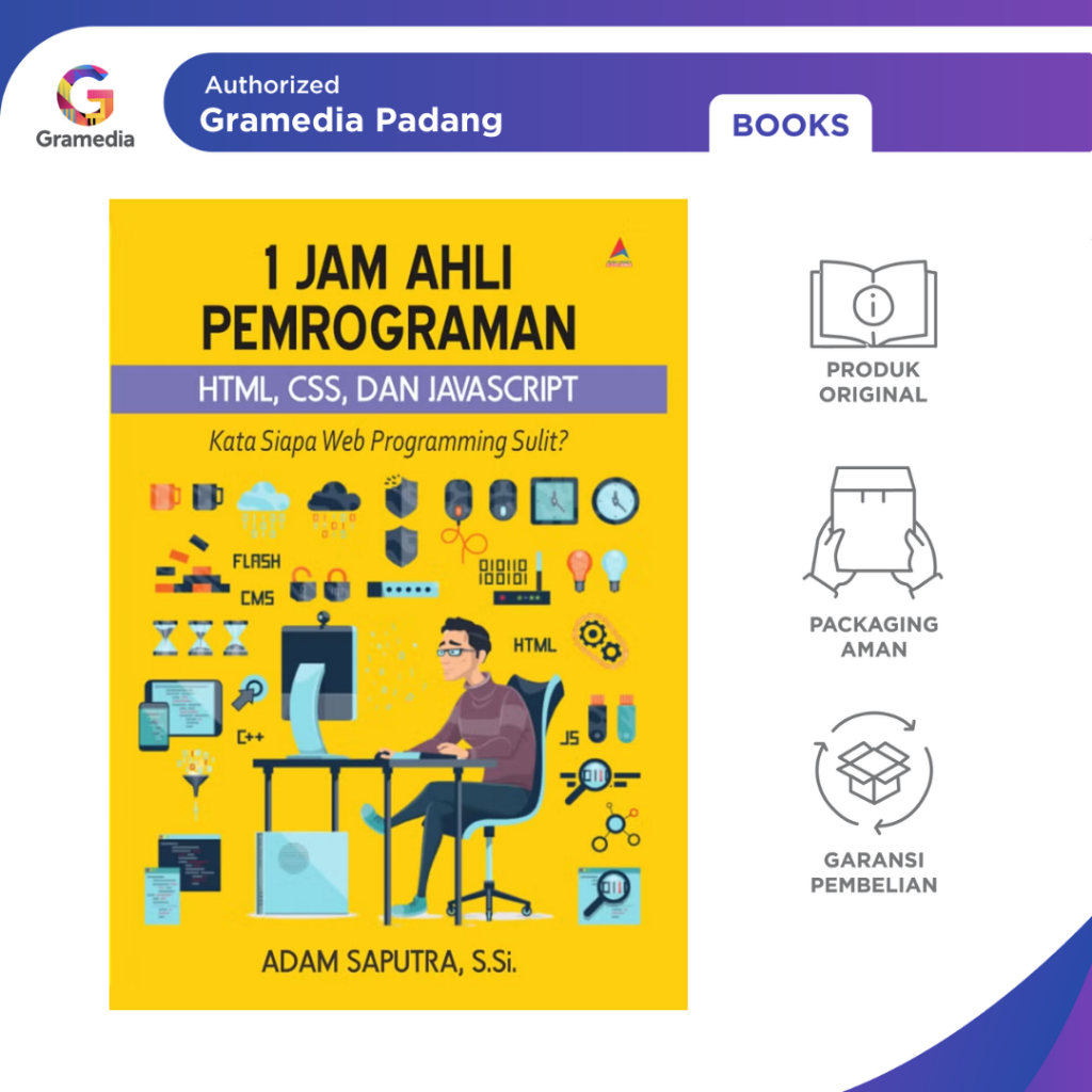 Gramedia Padang - ผู้เชี่ยวชาญการเขียนโปรแกรม 1 ชั่วโมง: HTML, CSS และ Javascript