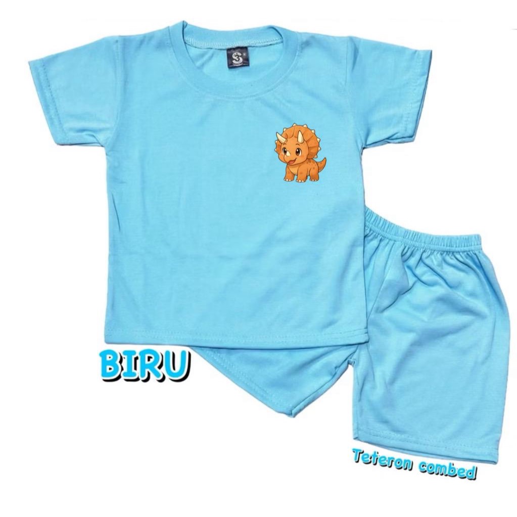 KATUN 3S YEYA - ชุดลําลองสั้นทําจากผ้าฝ้าย DTF L0G0 TRITOPS/DINOSAURUS