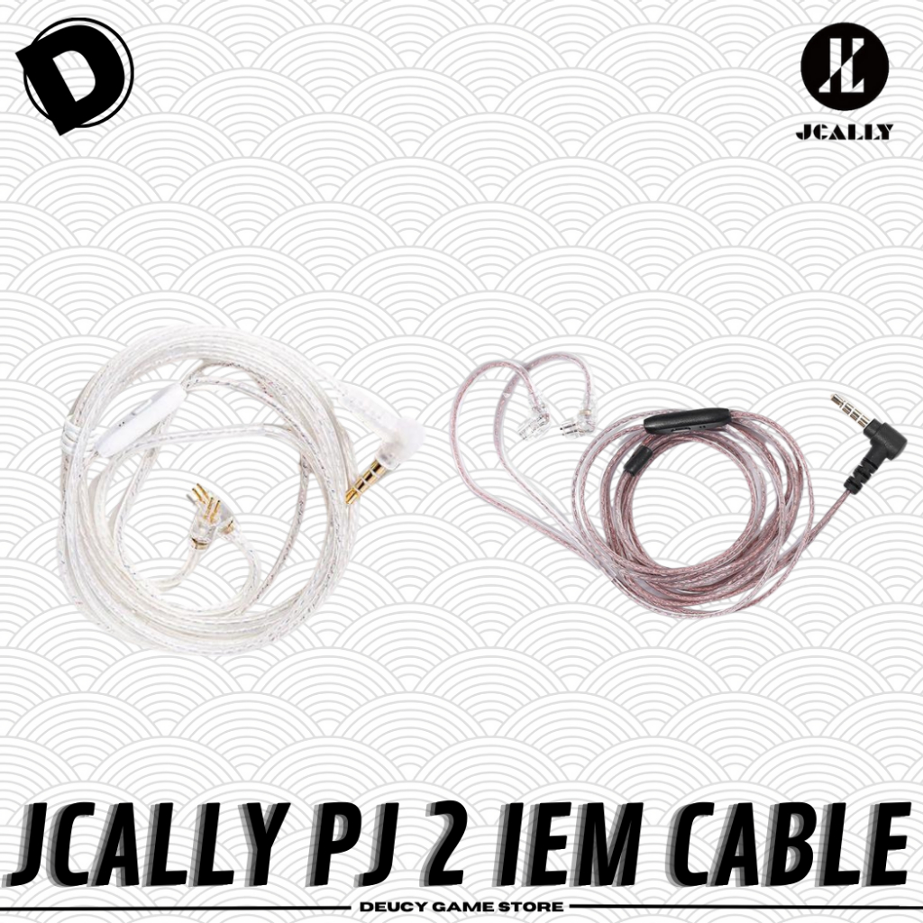 JCALLY PJ2 พร้อมไมโครโฟน สายอัพเกรดเงิน สายอัพเกรดชุบเงิน สําหรับ KZ อัพเกรด