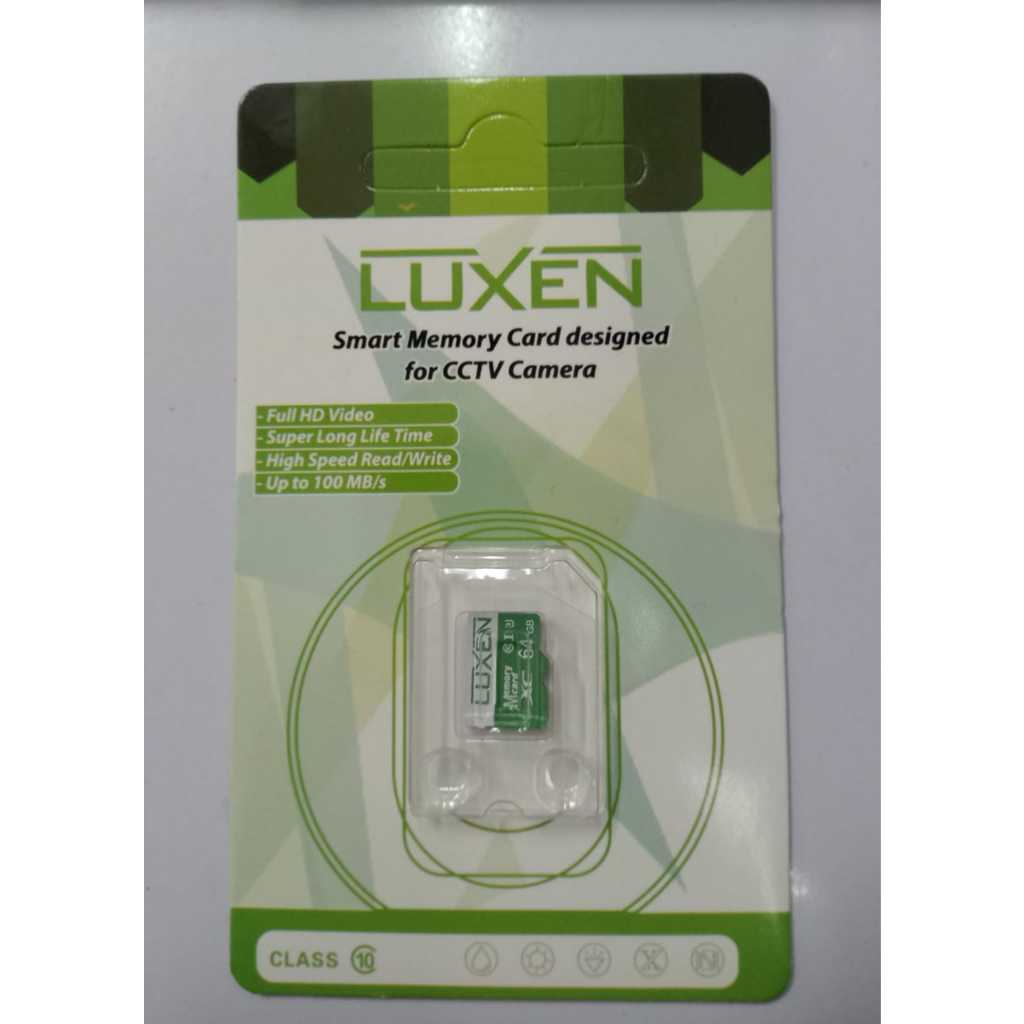 LUXEN 64GB MICRO SD MEMORY CARD กล้องวงจรปิด