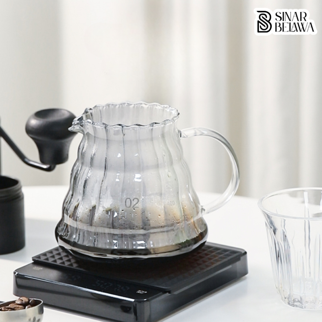 Coffee Pot Coffee Server V60 Drip Pour Over Borosilicate Glass