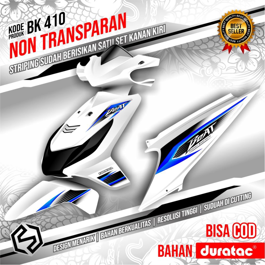 Beat คาร์บูเรเตอร์ Graphic Striping Thailand Variation / Bk 401 / Bk 409