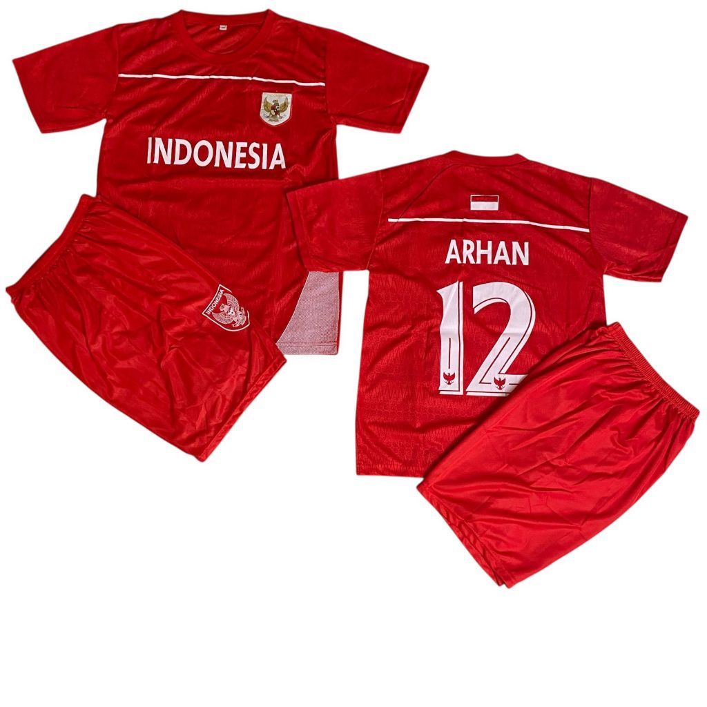 Arhan Ronaldo Messi ชุดเสื้อฟุตบอลเด็กชายทีมชาติชุดเสื้อฟุตบอลเด็กสําหรับอายุ 6 เดือน-15 ปี - กีฬากล