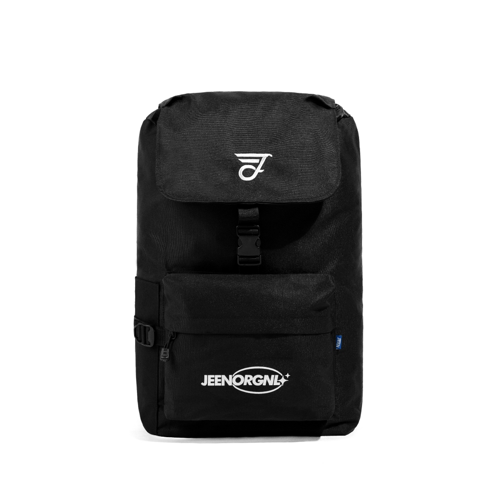 Ziga Black Backpack - กระเป๋านักเรียน Cordura - กระเป๋าเป้ผู้ชายและผู้หญิง - กระเป๋าจีนดั้งเดิม