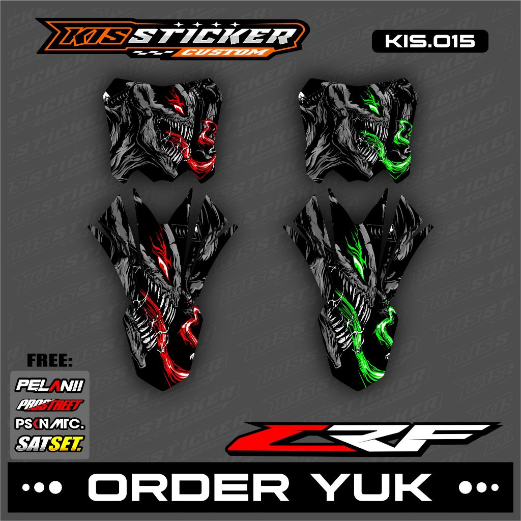 (Custom) สติ๊กเกอร์ Striping NO BOARD & Fender CRF 150-RMZ 450-CRF 250-CRF 450 KiS.15