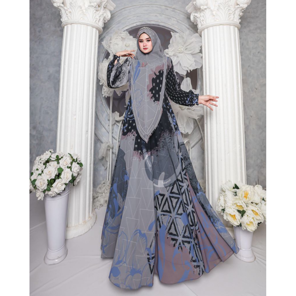 ซีรีส์ Syari Gamis Laelynn ล่าสุด By Maharesti / Modern Syari Gamis / Syari Gamis สวย / Premium Syar