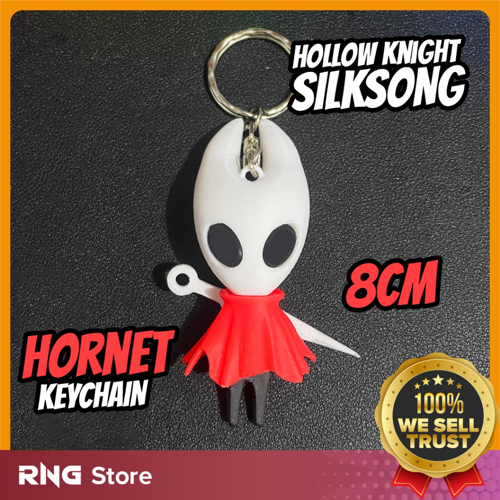 GANTUNGAN พวงกุญแจ Hollow Knight Silksong Hornet พวงกุญแจ