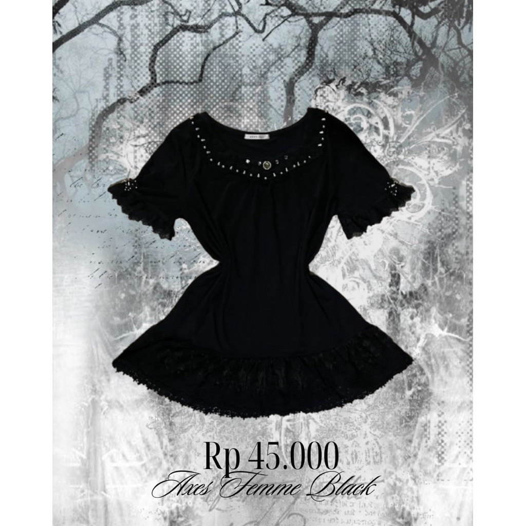 ของใหม่ | Axes femme igari goth alt grunge vintage juminocore fairycore shoujoo fatalframe jfashion 