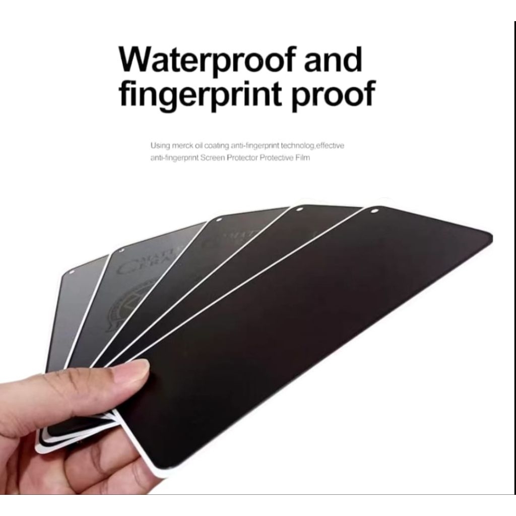 TG กระจกนิรภัยเซรามิค Spy Infinix Note 12 Note 8 / Note 7 11 10 Pro Anti-Scratch Matte Privacy Anti-