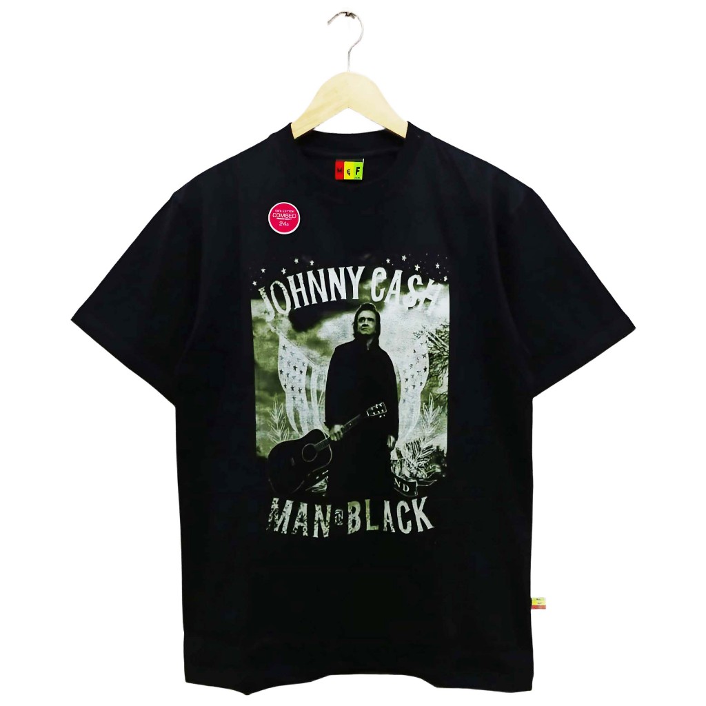 เสื้อยืด ARTIST / JOHNNY CASH / MAN IN BLACK / REGULAR