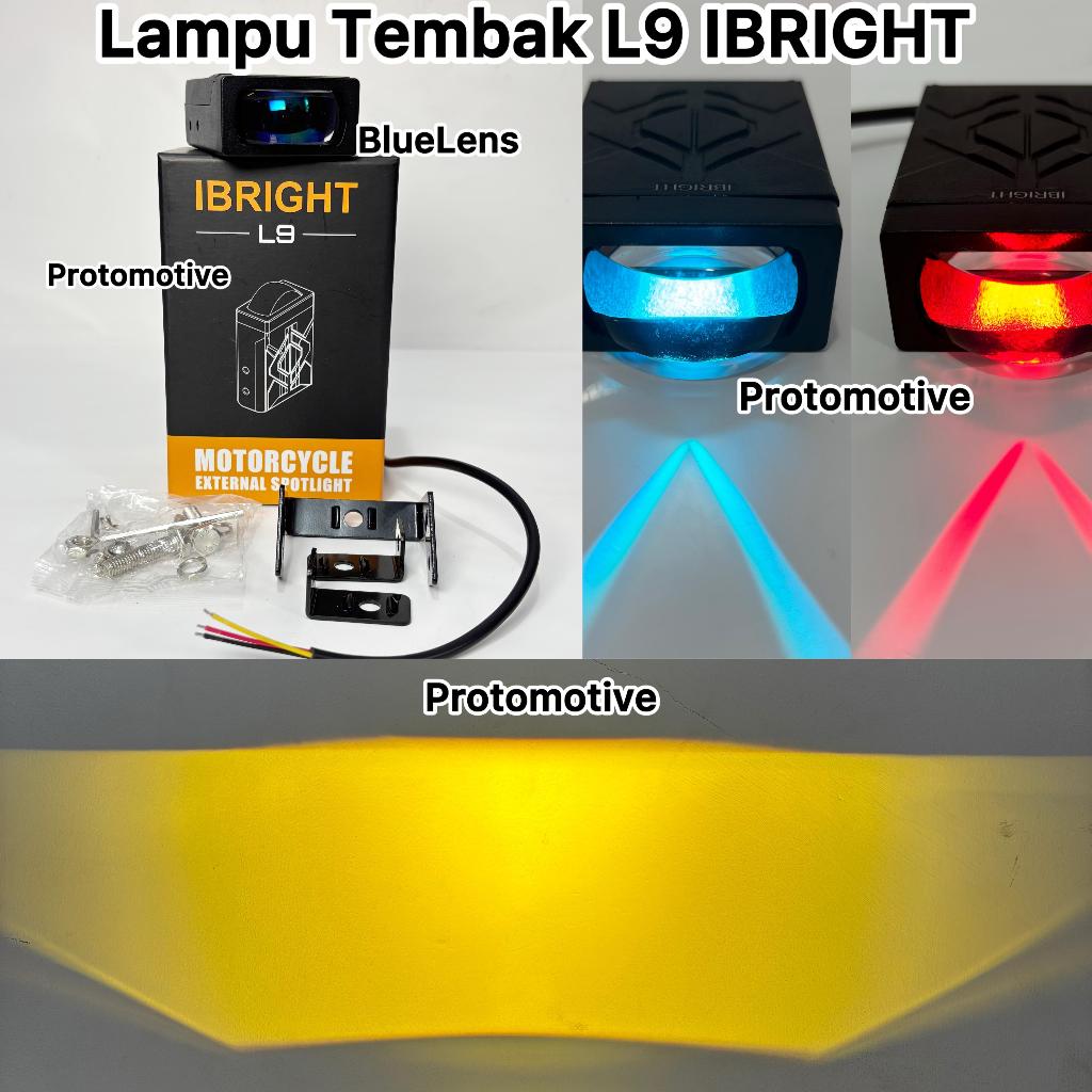 IBRIGHT L9 Blue Lens Mini Bild Spotlight