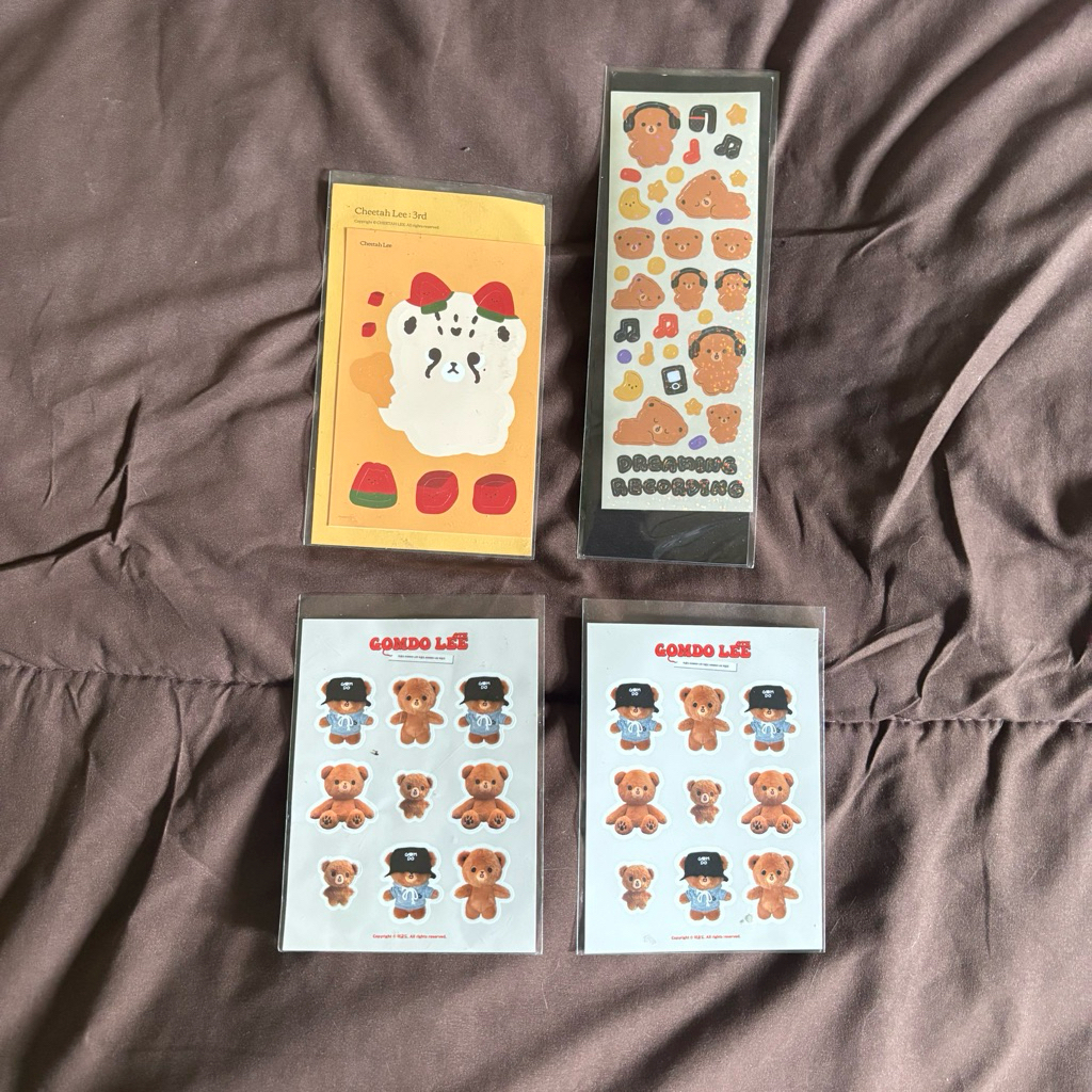 สติ๊กเกอร์ Official Gomdo Lee Cheetah Lee