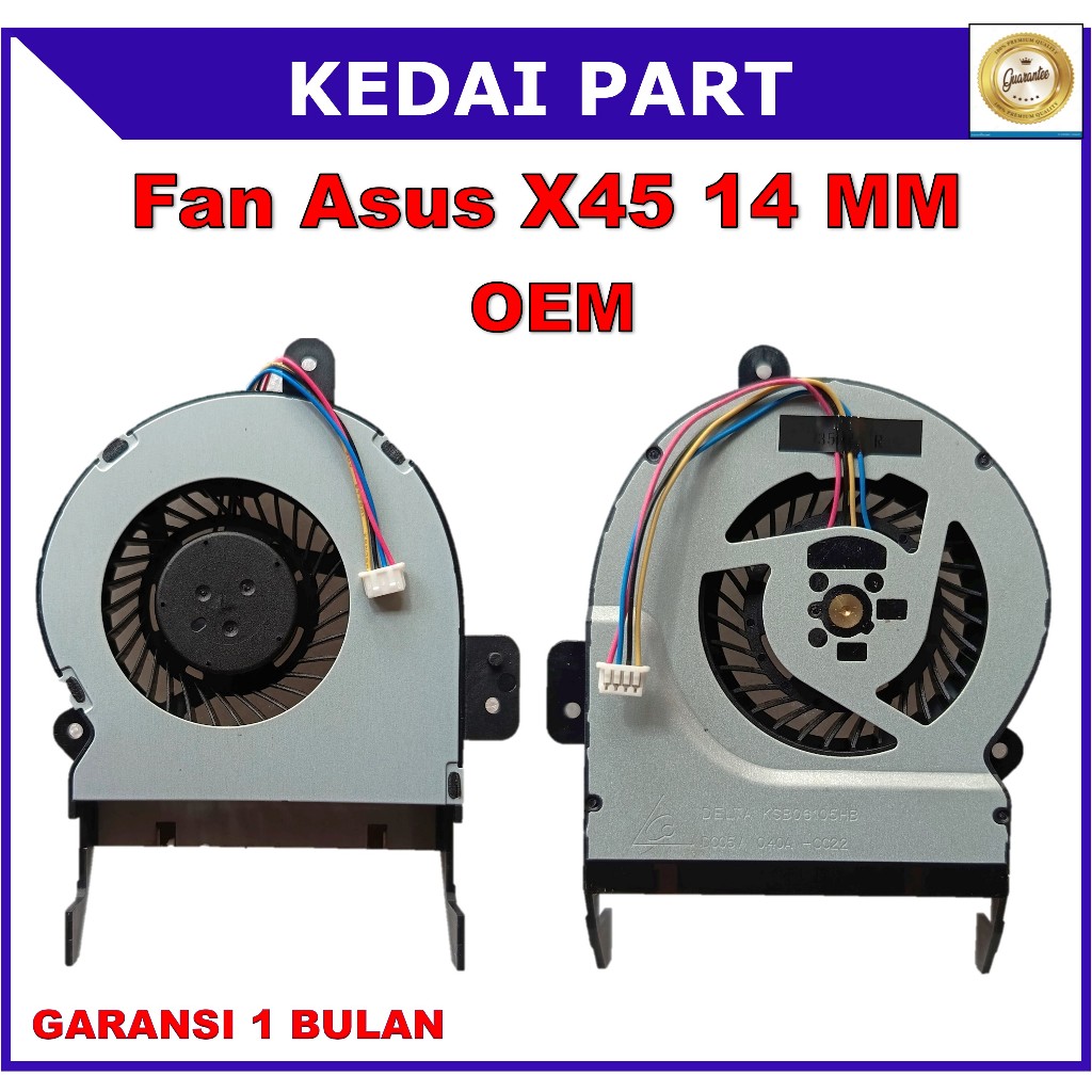 ASUS X45 X45A X45C X45U X45V X45VD 14 MM OEM COOLING FAN