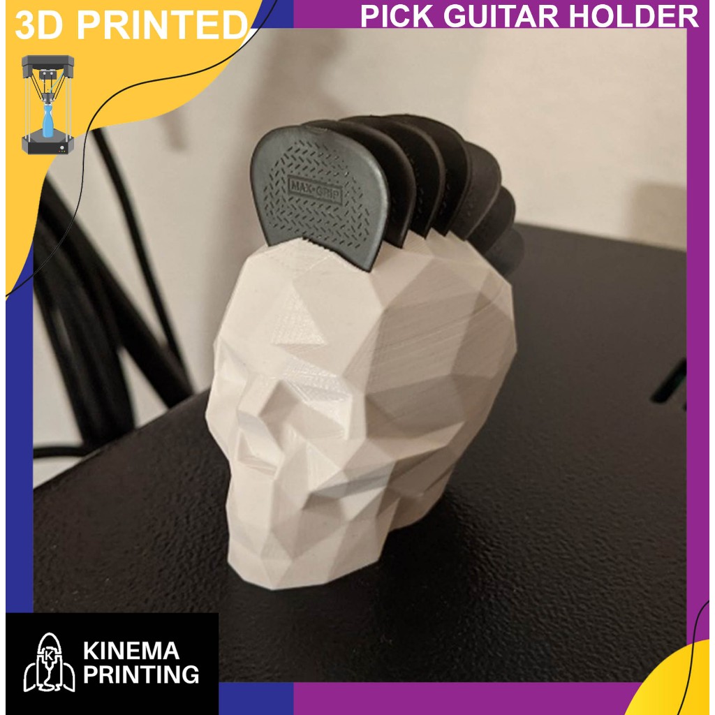 GUITAR PICK HOLDER / PICK HOLDER / GUITAR PICK HOLDER 3DRINTED PLA+