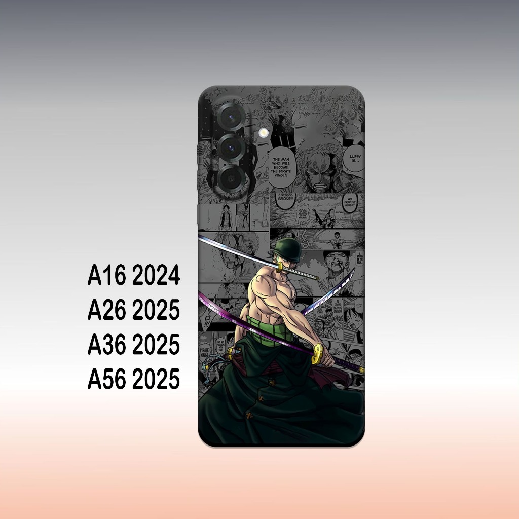 Softcase samsung A16 / A26 / A36 / A56 / A76 - เคสโทรศัพท์ซิลิโคนสีดําแบบยืดหยุ่น