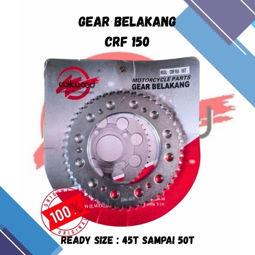 WILWOOD CRF 150 REAR GEAR