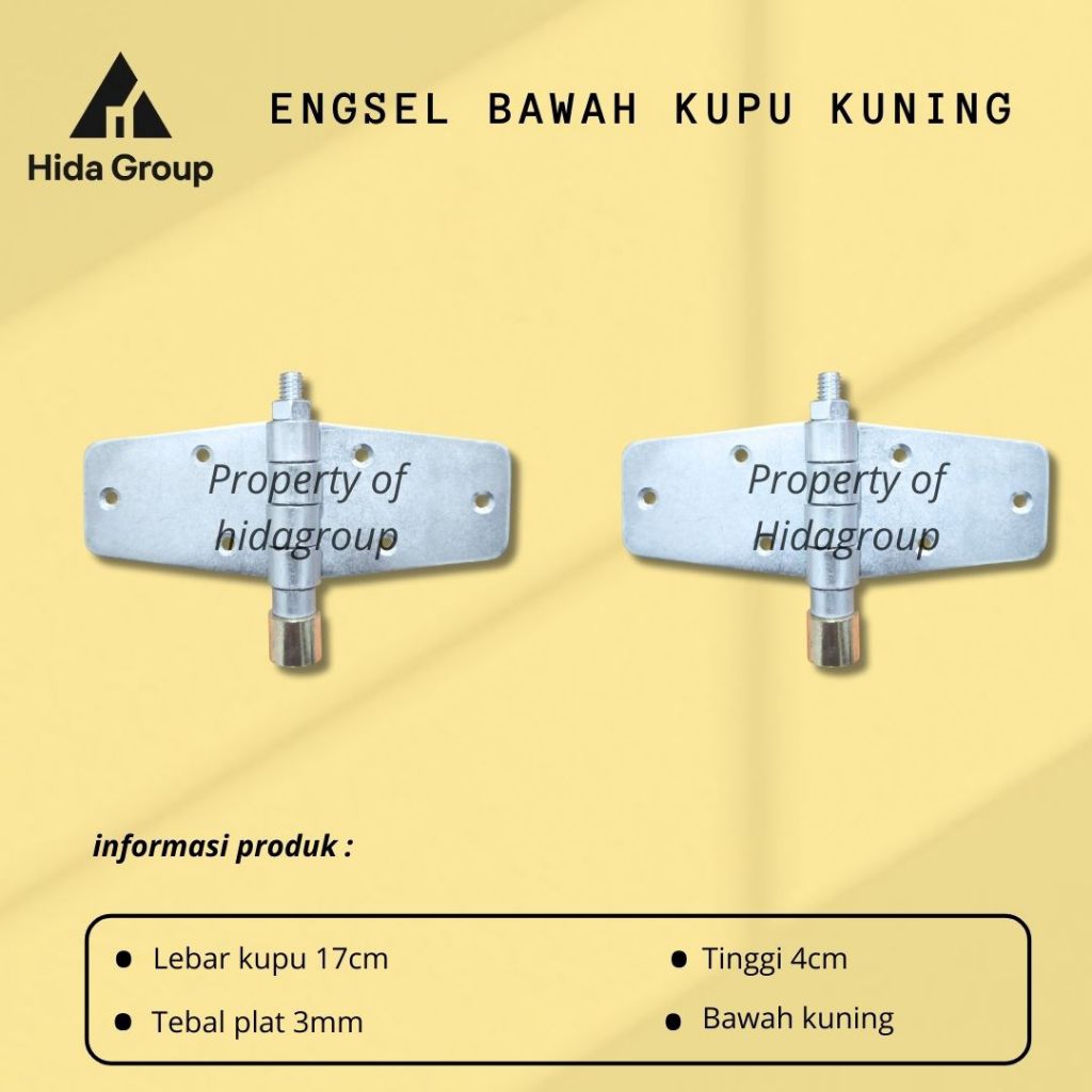 (ORIGINAL) บานพับด้านล่างผีเสื้อสีเหลือง Henderson - อุปกรณ์เสริม Henderson